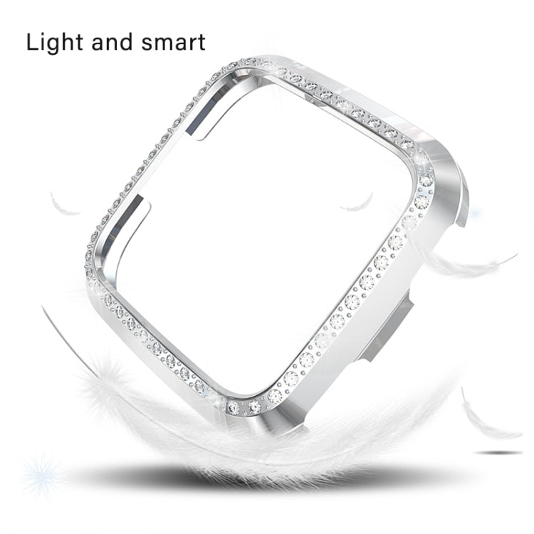 For Fitbit Versa / Versa Lite Universal Smart Watch PC Diamond Protective Case