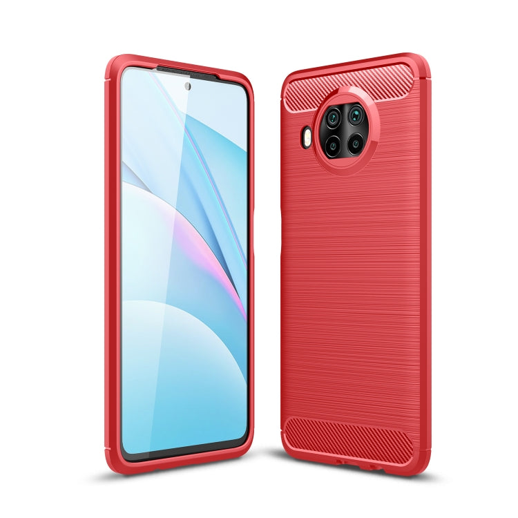 For Xiaomi Mi 10T Lite 5G Brushed Texture Carbon Fiber TPU Case