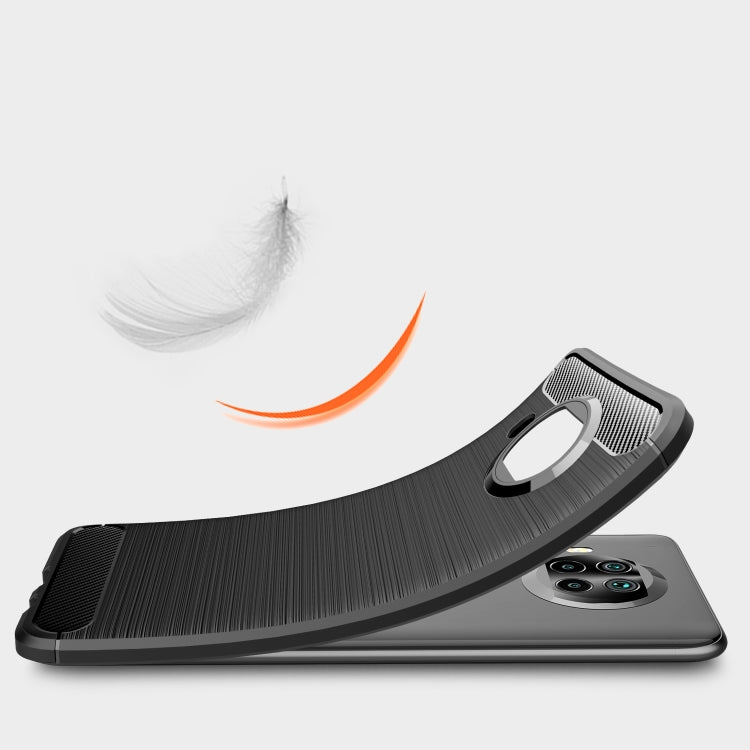 For Xiaomi Mi 10T Lite 5G Brushed Texture Carbon Fiber TPU Case