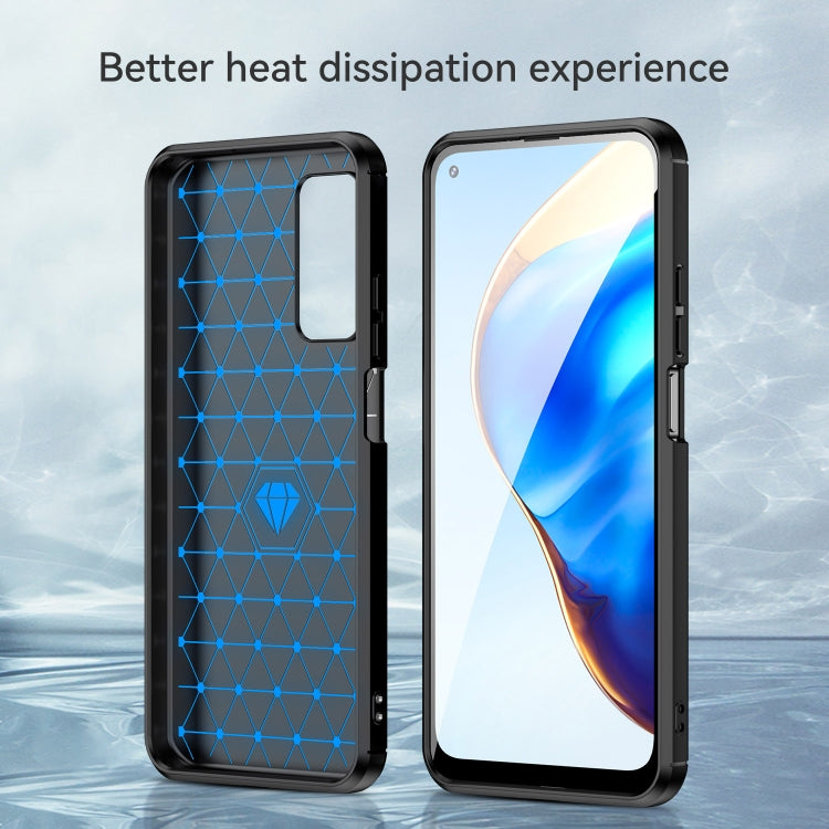 For Xiaomi Mi 10T Pro 5G Brushed Texture Carbon Fiber TPU Case