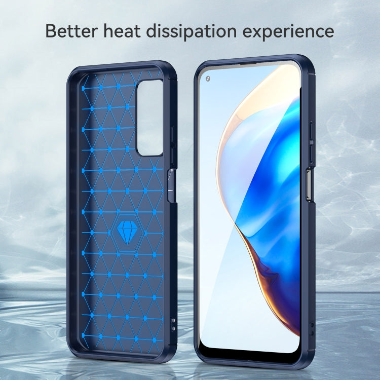 For Xiaomi Mi 10T Pro 5G Brushed Texture Carbon Fiber TPU Case