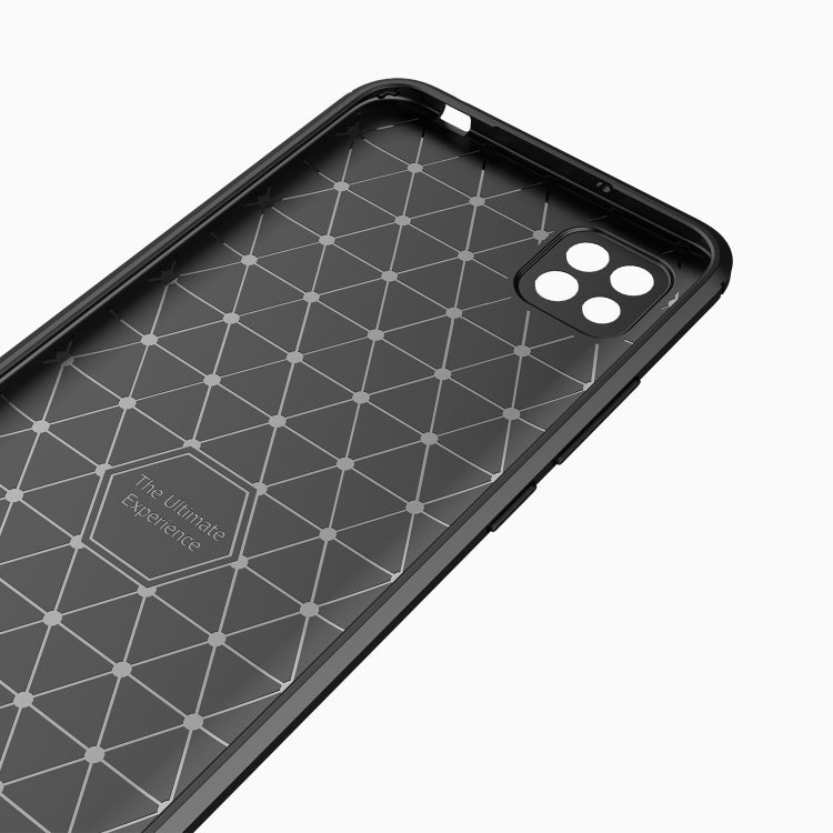 For Xiaomi Poco C3 Brushed Texture Carbon Fiber TPU Case