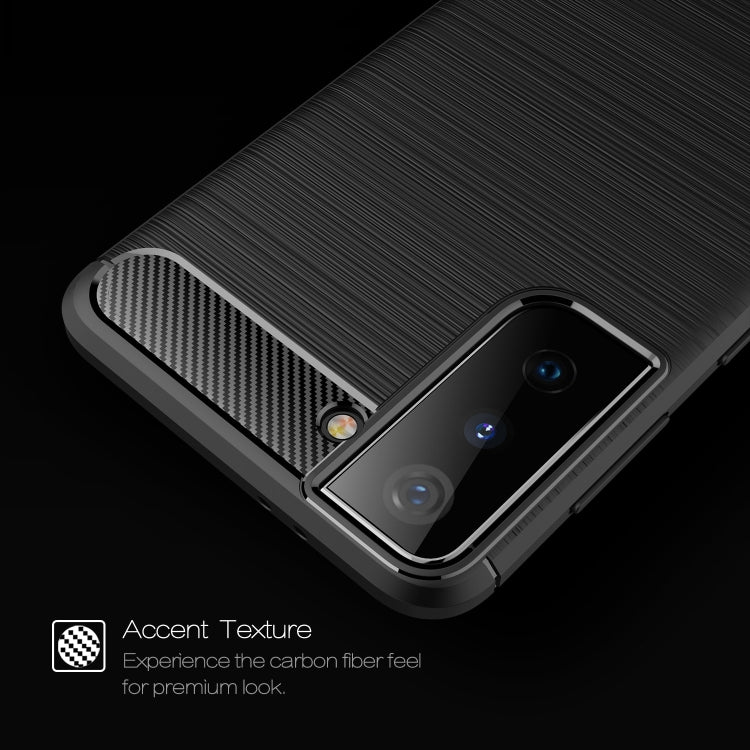 For Samsung Galaxy S30 Brushed Texture Carbon Fiber TPU Case