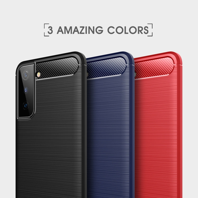 For Samsung Galaxy S30 Brushed Texture Carbon Fiber TPU Case