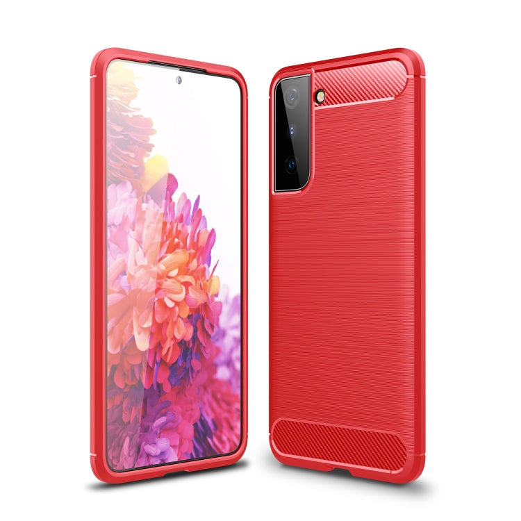 For Samsung Galaxy S30+ Brushed Texture Carbon Fiber TPU Case