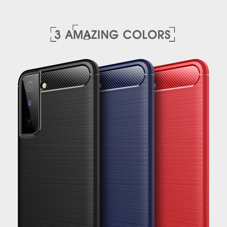 For Samsung Galaxy S30+ Brushed Texture Carbon Fiber TPU Case