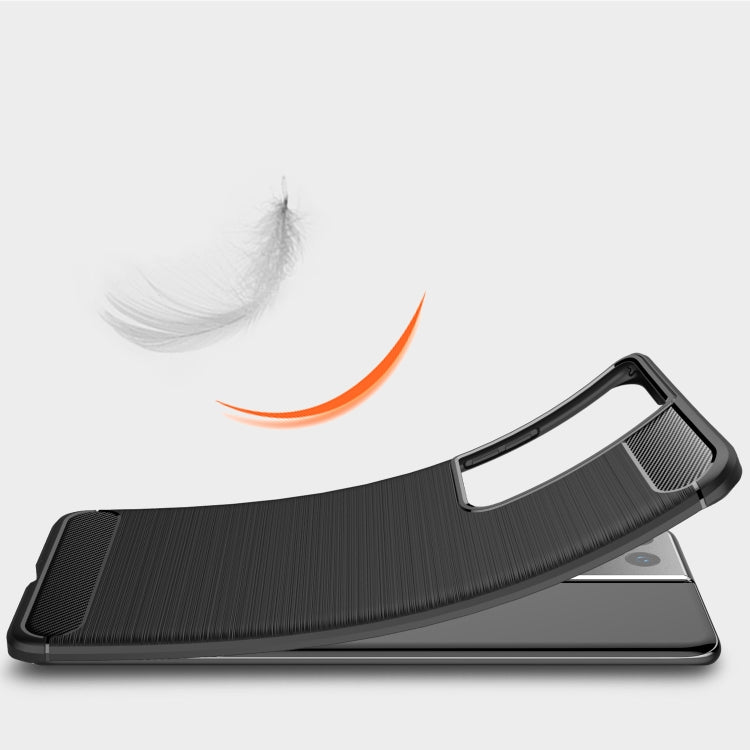 For Samsung Galaxy S30 Ultra Brushed Texture Carbon Fiber TPU Case