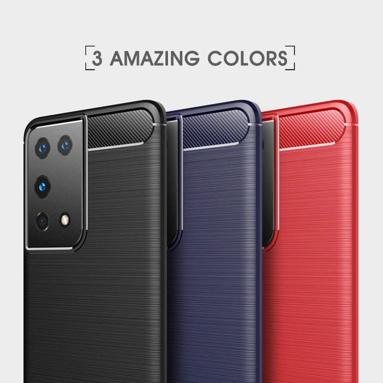 For Samsung Galaxy S30 Ultra Brushed Texture Carbon Fiber TPU Case