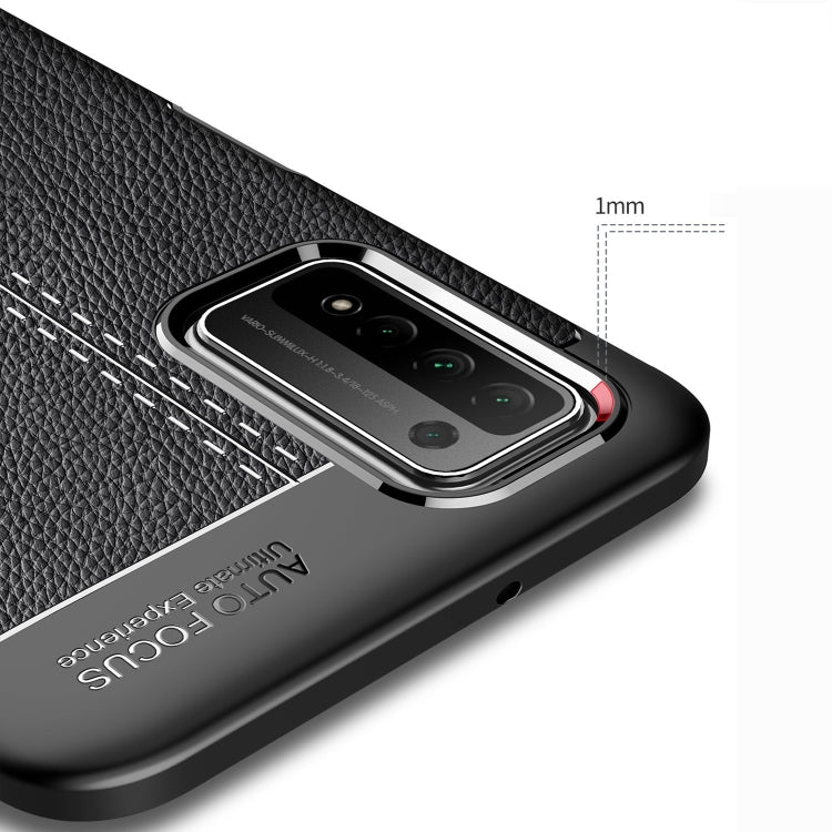 For Huawei Honor 10X Lite Litchi Texture TPU Shockproof Case