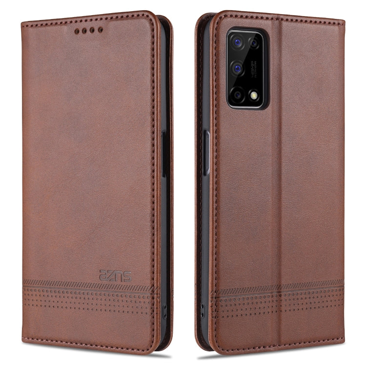 For OPPO K7x / Realme V5 5G AZNS Magnetic Calf Texture Horizontal Flip Leather Case with Card Slots & Holder & Wallet