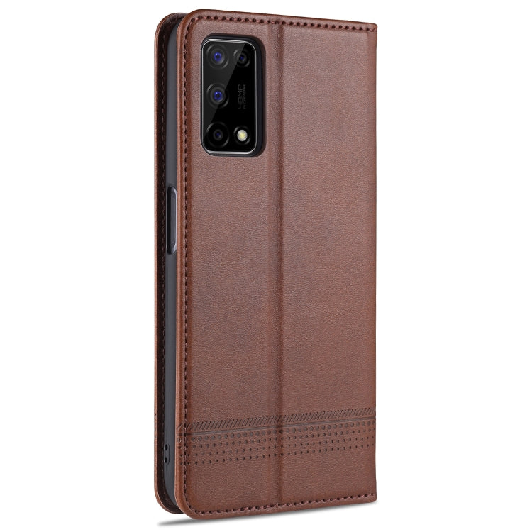 For OPPO K7x / Realme V5 5G AZNS Magnetic Calf Texture Horizontal Flip Leather Case with Card Slots & Holder & Wallet