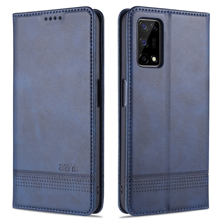 For OPPO K7x / Realme V5 5G AZNS Magnetic Calf Texture Horizontal Flip Leather Case with Card Slots & Holder & Wallet