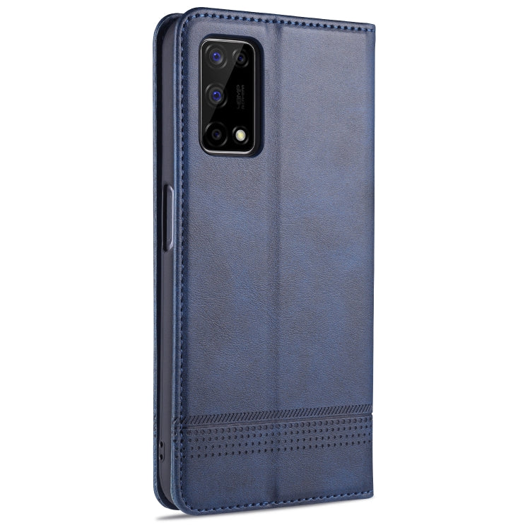 For OPPO K7x / Realme V5 5G AZNS Magnetic Calf Texture Horizontal Flip Leather Case with Card Slots & Holder & Wallet