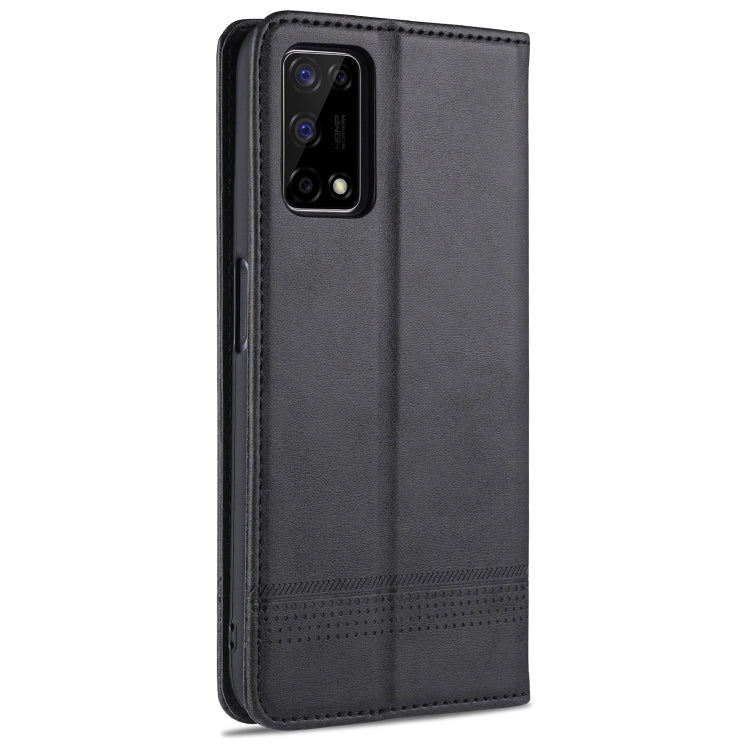 For OPPO K7x / Realme V5 5G AZNS Magnetic Calf Texture Horizontal Flip Leather Case with Card Slots & Holder & Wallet
