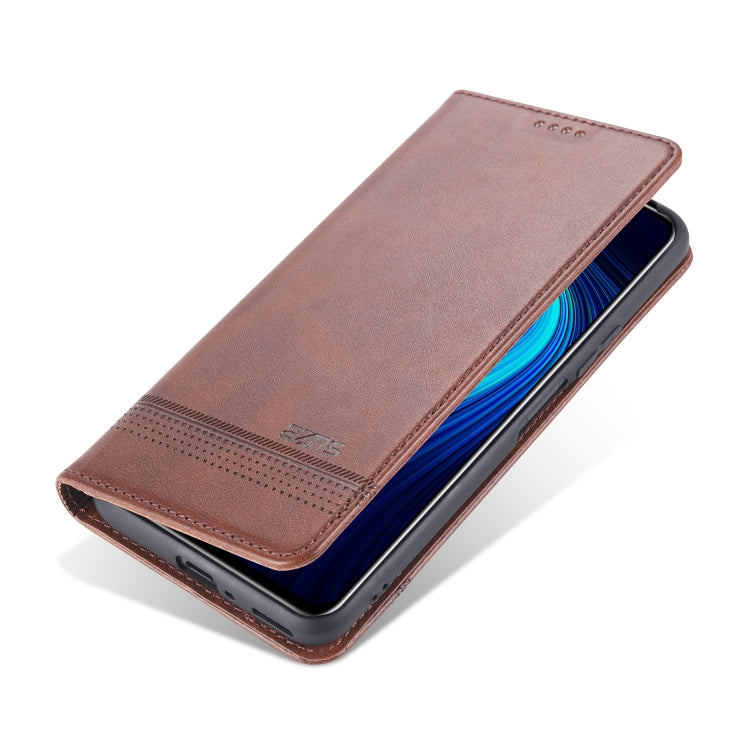 For Huawei Enjoy 20 Plus 5G AZNS Magnetic Calf Texture Horizontal Flip Leather Case with Card Slots & Holder & Wallet