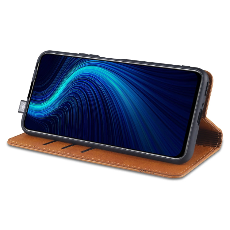 For Huawei Enjoy 20 Plus 5G AZNS Magnetic Calf Texture Horizontal Flip Leather Case with Card Slots & Holder & Wallet