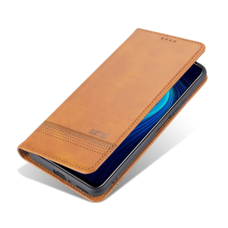 For Huawei Enjoy 20 Plus 5G AZNS Magnetic Calf Texture Horizontal Flip Leather Case with Card Slots & Holder & Wallet