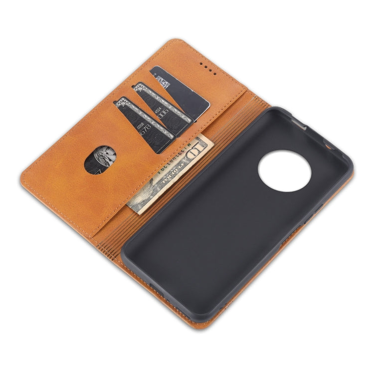 For Huawei Enjoy 20 Plus 5G AZNS Magnetic Calf Texture Horizontal Flip Leather Case with Card Slots & Holder & Wallet