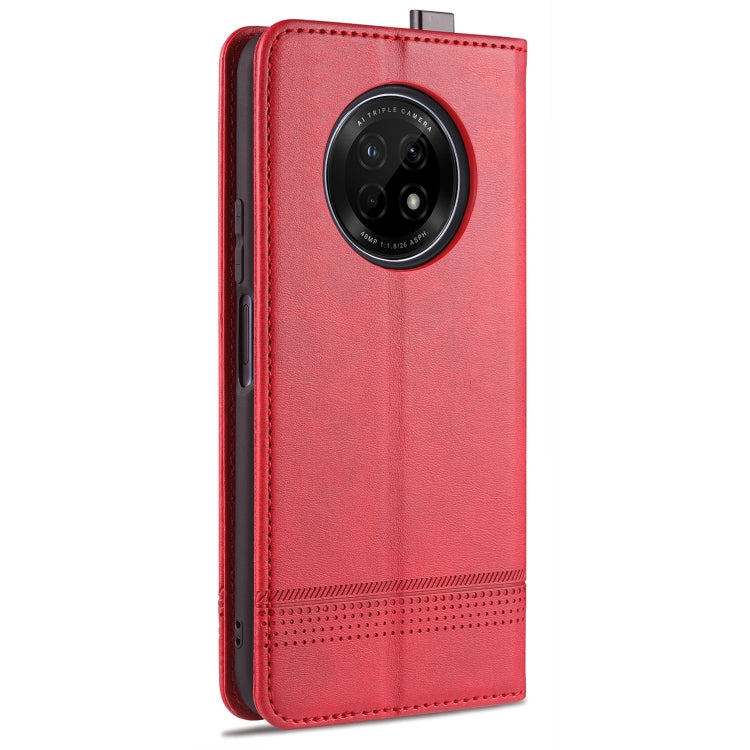 For Huawei Enjoy 20 Plus 5G AZNS Magnetic Calf Texture Horizontal Flip Leather Case with Card Slots & Holder & Wallet
