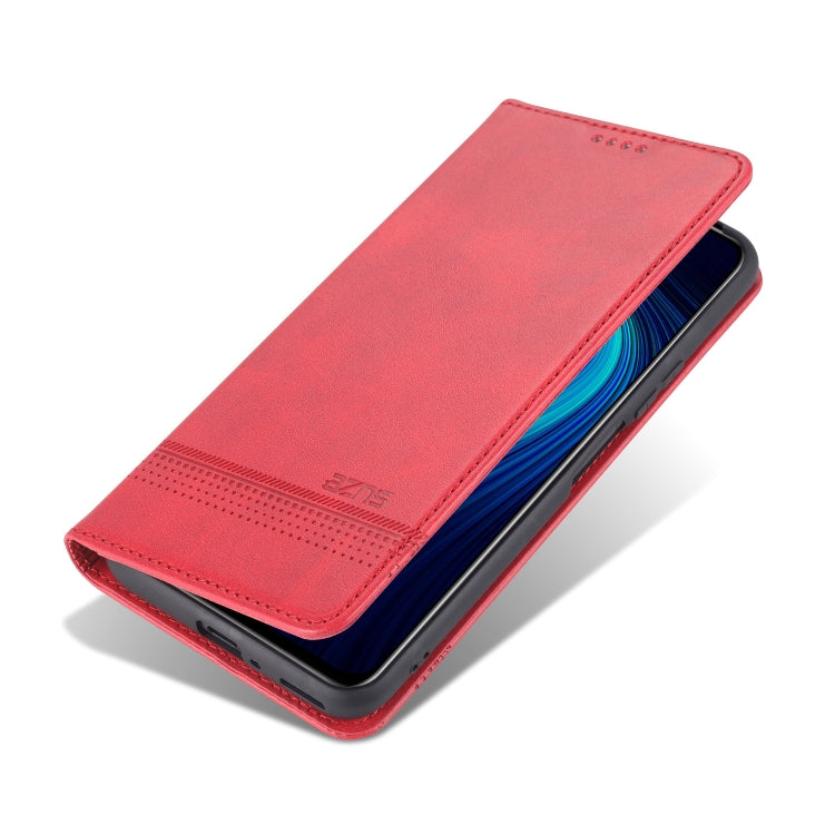 For Huawei Enjoy 20 Plus 5G AZNS Magnetic Calf Texture Horizontal Flip Leather Case with Card Slots & Holder & Wallet