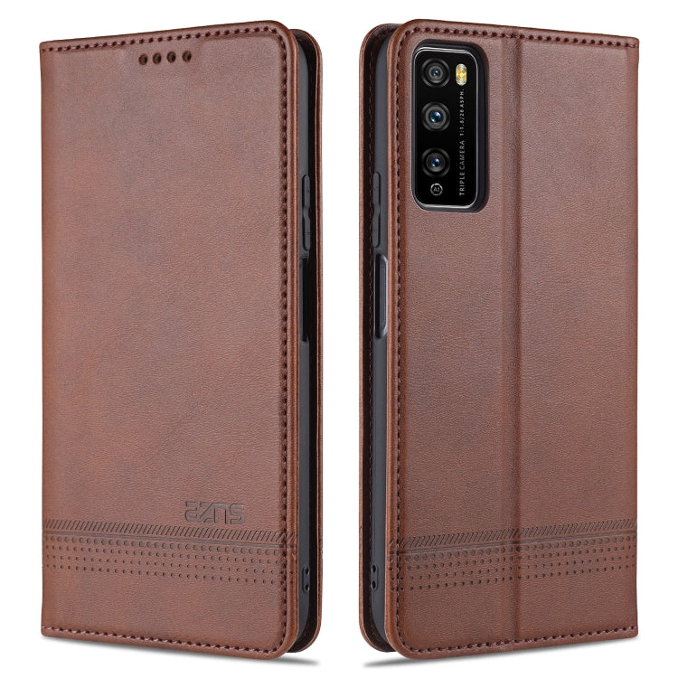 For Huawei Enjoy 20 Pro / Enjoy Z 5G AZNS Magnetic Calf Texture Horizontal Flip Leather Case with Card Slots & Holder & Wallet