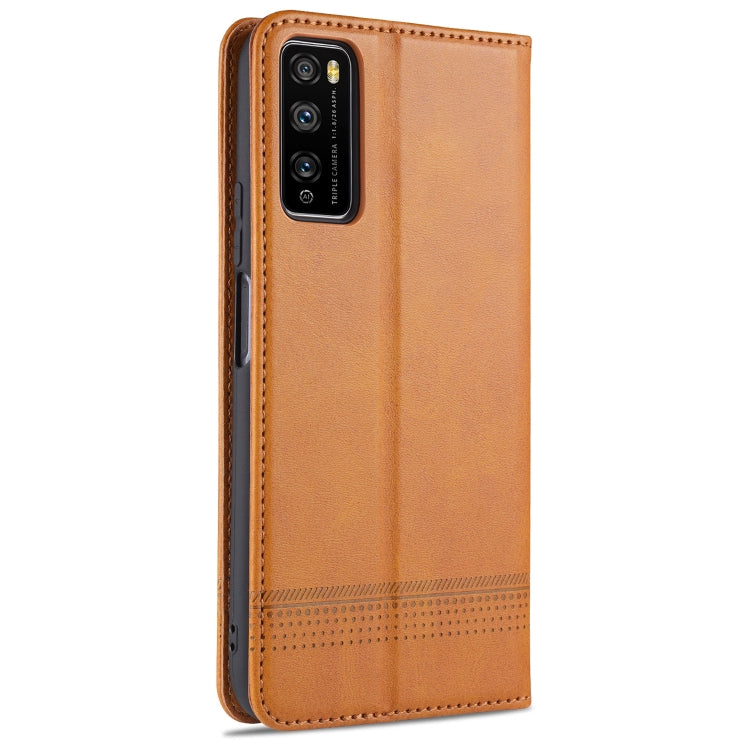 For Huawei Enjoy 20 Pro / Enjoy Z 5G AZNS Magnetic Calf Texture Horizontal Flip Leather Case with Card Slots & Holder & Wallet