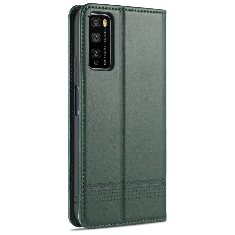 For Huawei Enjoy 20 Pro / Enjoy Z 5G AZNS Magnetic Calf Texture Horizontal Flip Leather Case with Card Slots & Holder & Wallet