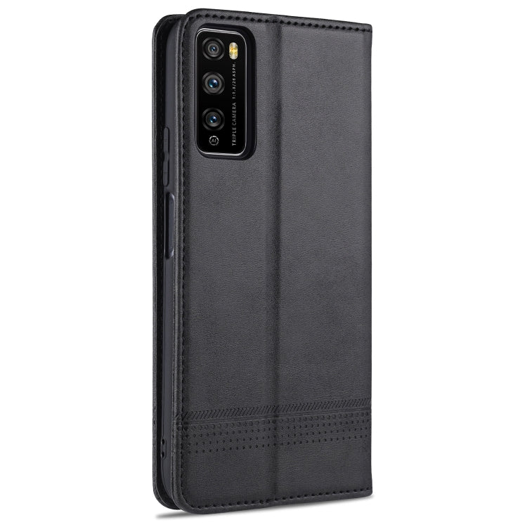 For Huawei Enjoy 20 Pro / Enjoy Z 5G AZNS Magnetic Calf Texture Horizontal Flip Leather Case with Card Slots & Holder & Wallet
