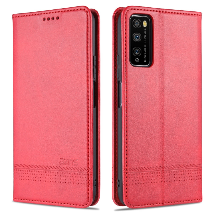 For Huawei Enjoy 20 Pro / Enjoy Z 5G AZNS Magnetic Calf Texture Horizontal Flip Leather Case with Card Slots & Holder & Wallet