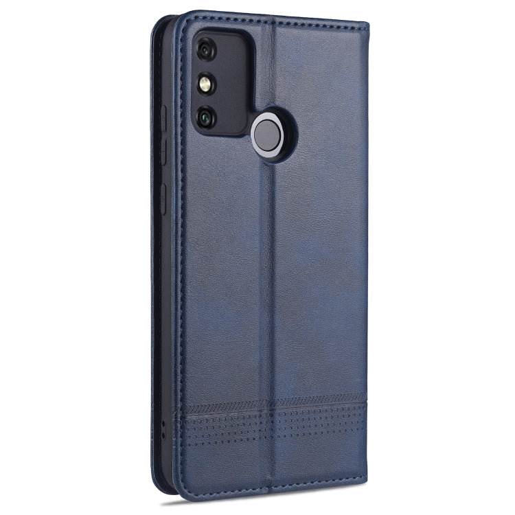 For Huawei Honor 9A AZNS Magnetic Calf Texture Horizontal Flip Leather Case with Card Slots & Holder & Wallet