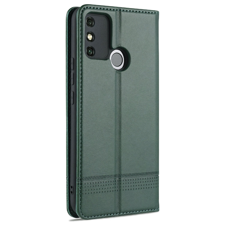 For Huawei Honor 9A AZNS Magnetic Calf Texture Horizontal Flip Leather Case with Card Slots & Holder & Wallet