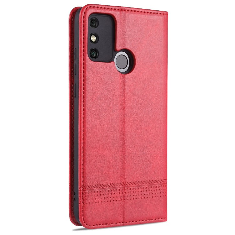 For Huawei Honor 9A AZNS Magnetic Calf Texture Horizontal Flip Leather Case with Card Slots & Holder & Wallet