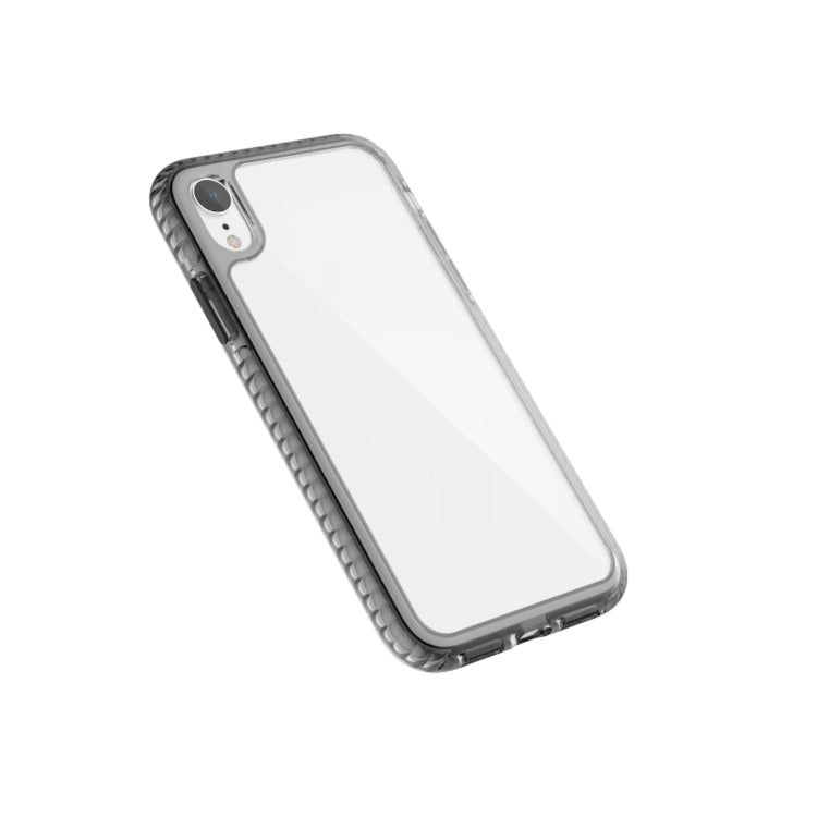 For iPhone XR 2 in 1 Ultra Clear Elf Shockproof PC + TPU Case with Removable Color Button
