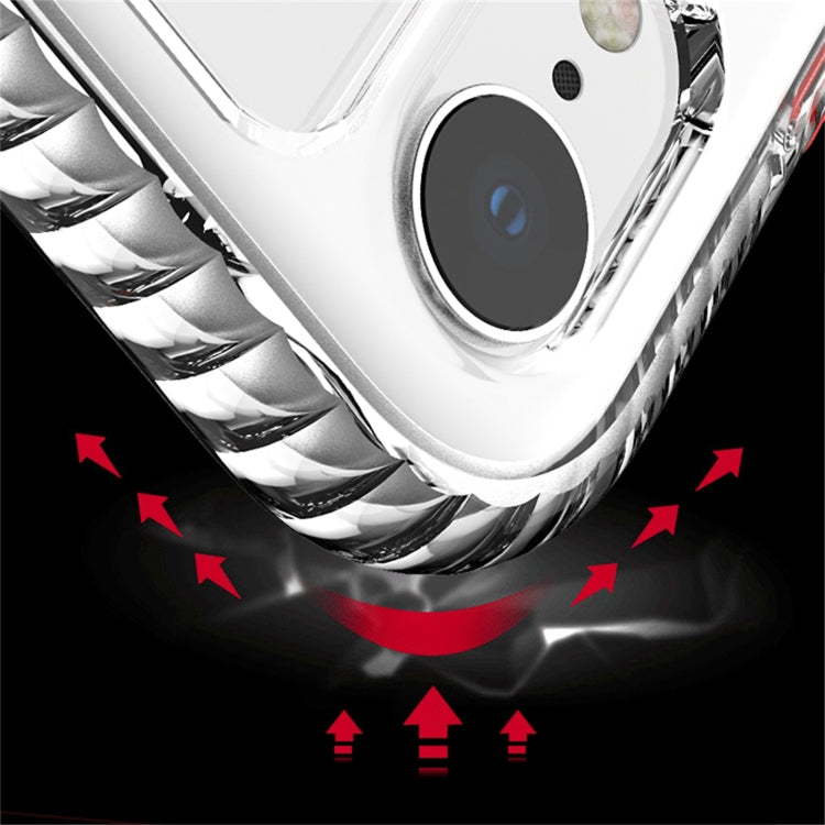 For iPhone XR 2 in 1 Ultra Clear Elf Shockproof PC + TPU Case with Removable Color Button