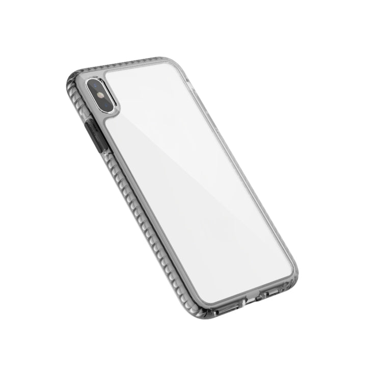 For iPhone X / XS 2 in 1 Ultra Clear Elf Shockproof PC + TPU Case with Removable Color Button
