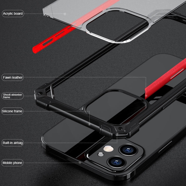 For iPhone 12 mini Shockproof Acrylic + TPU Protective Case