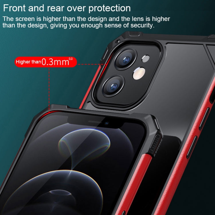 For iPhone 12 Shockproof Acrylic + TPU Protective Case