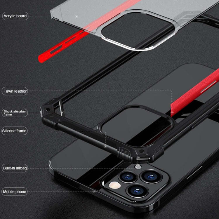 For iPhone 12 Pro Max Shockproof Acrylic + TPU Protective Case