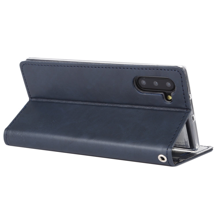 For Galaxy Note 10 MERCURY GOOSPERY BLUE MOON FLIP Series Crazy Horse Texture Horizontal Flip Leather Case with Holder & Card Slots & Wallet