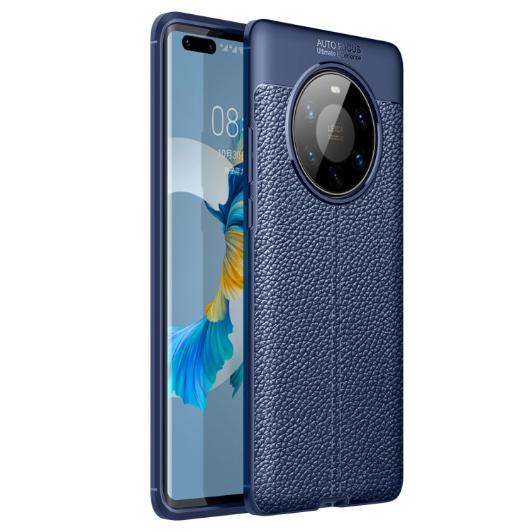 For Huawei Mate 40 Pro Plus Litchi Texture TPU Shockproof Case