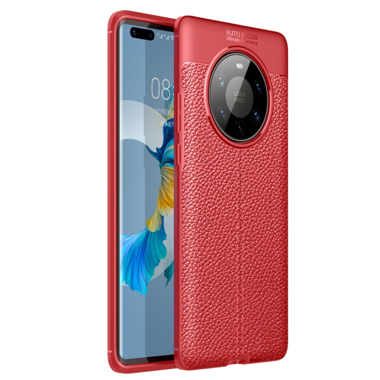 For Huawei Mate 40 Pro Plus Litchi Texture TPU Shockproof Case