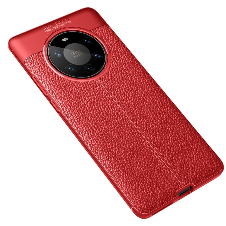 For Huawei Mate 40 Pro Plus Litchi Texture TPU Shockproof Case