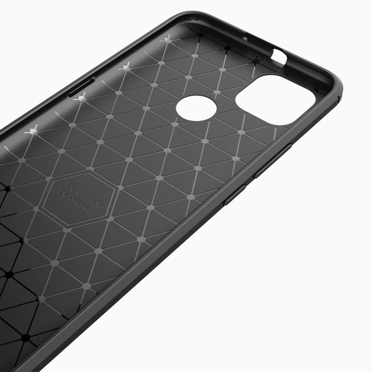 For Motorola Moto G9 Power Brushed Texture Carbon Fiber TPU Case