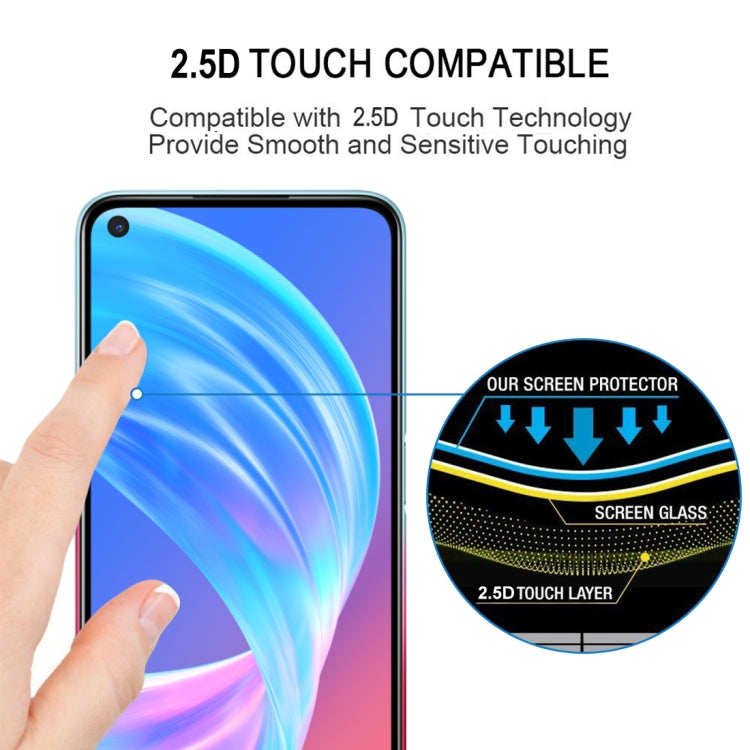 For OPPO A53 5G / A11s 25 PCS Full Glue Full Screen Tempered Glass Film