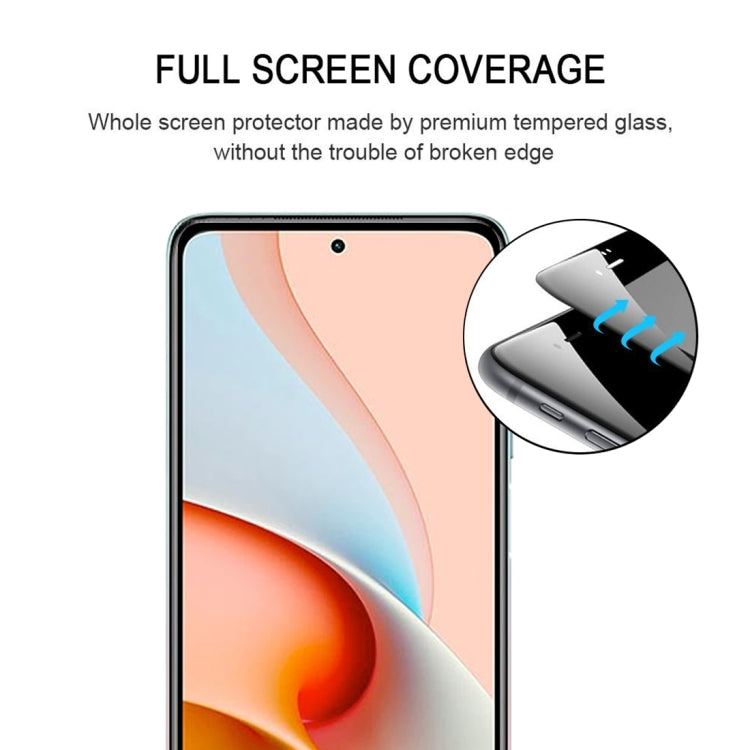 For Xiaomi Redmi Note 9 Pro 5G 25 PCS Full Glue Full Screen Tempered Glass Film