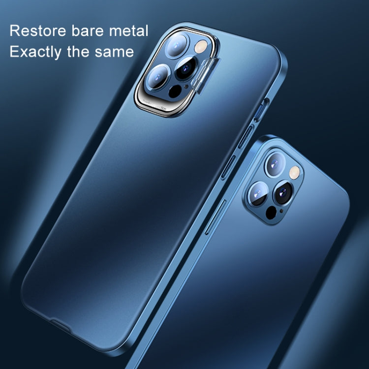 For iPhone 11 Pro Shockproof Ultra-thin Right Angle Protective Case with Invisible Holder
