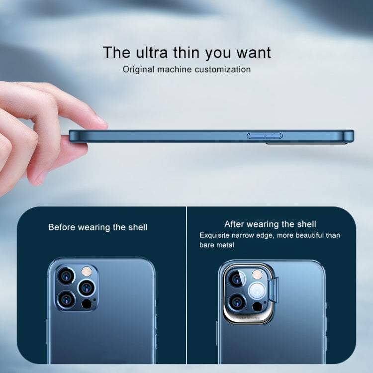 For iPhone 11 Pro Shockproof Ultra-thin Right Angle Protective Case with Invisible Holder