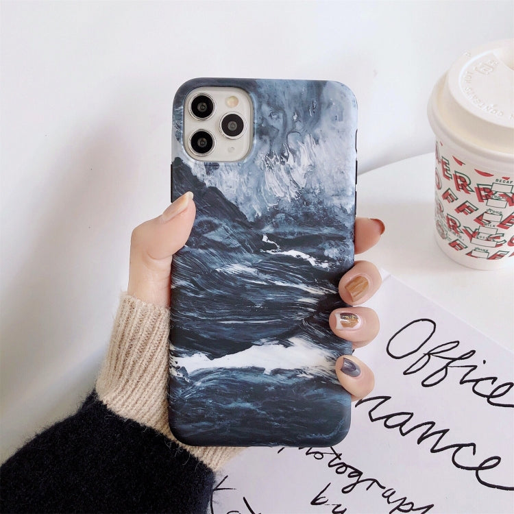For iPhone 11 Pro Natural Landscape Pattern IMD Workmanship TPU Protective Case