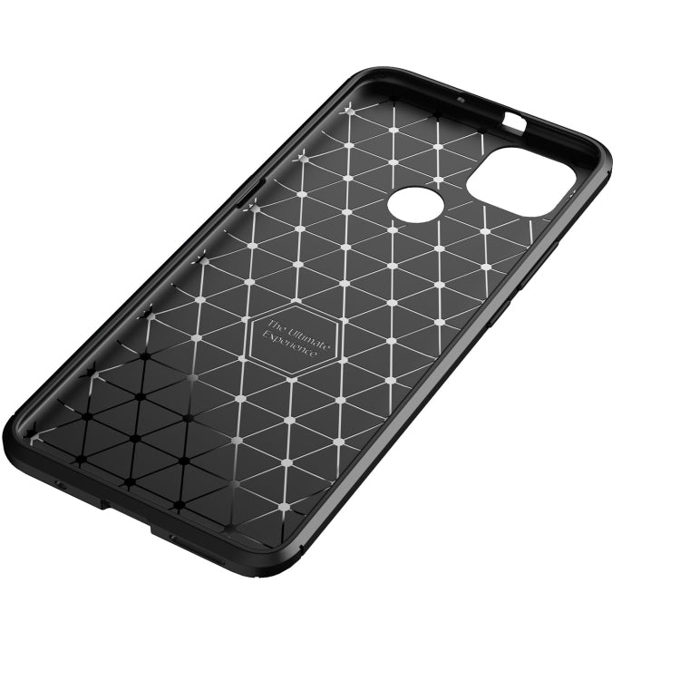 For Motorola Moto G9 Power Carbon Fiber Texture Shockproof TPU Case
