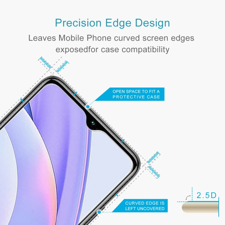 For Xiaomi Redmi Note 9 4G 0.26mm 9H 2.5D Tempered Glass Film
